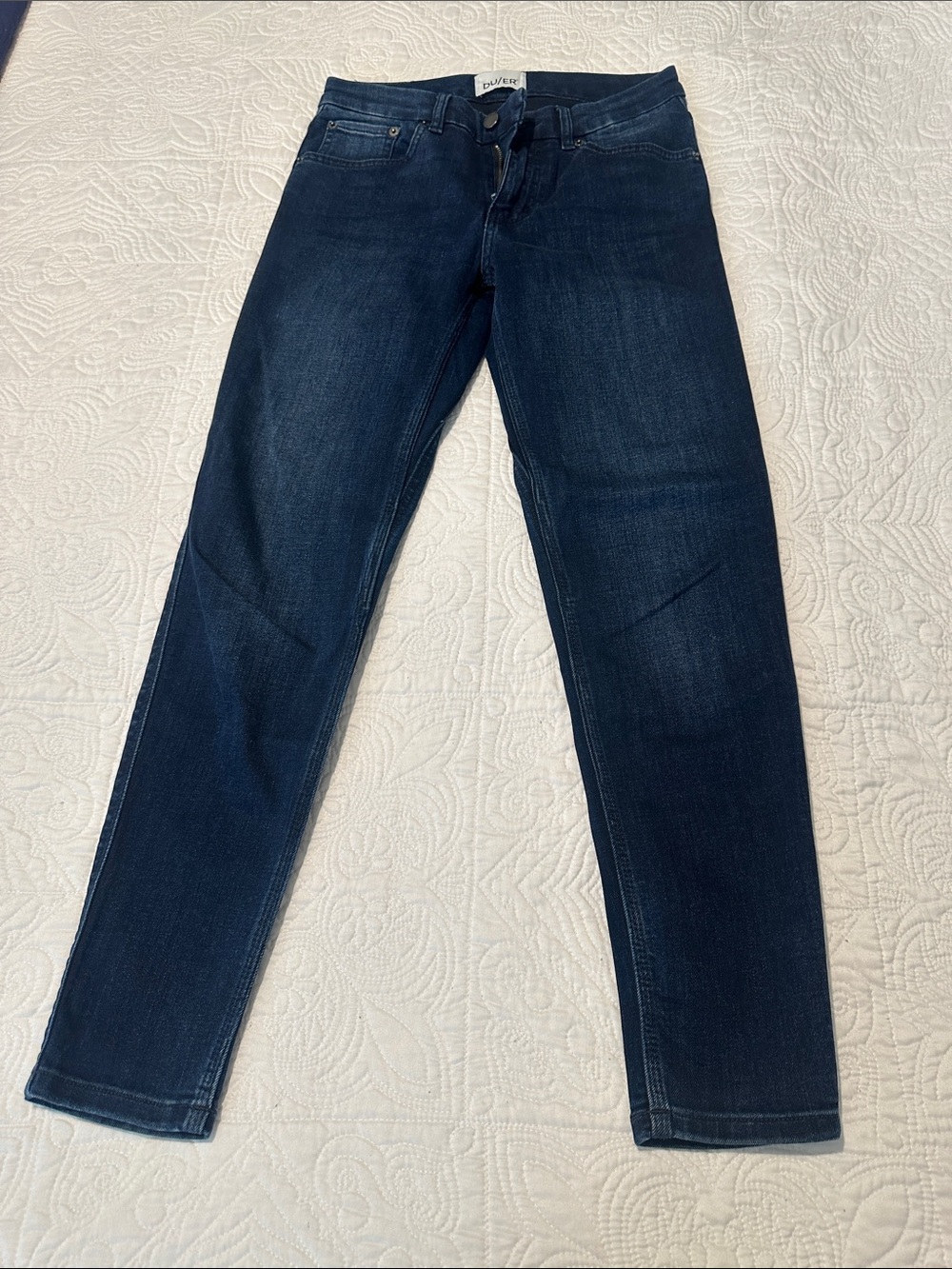Dark Indigo Skinny Jeans - Unbranded